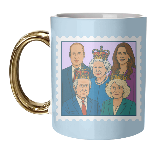 The Royal Stamp - unique mug by Ms Doodle