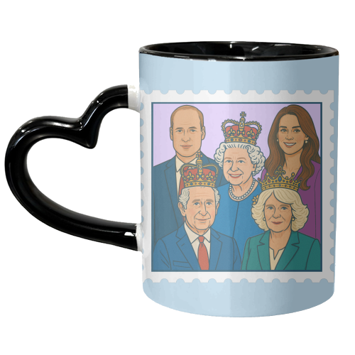 The Royal Stamp - unique mug by Ms Doodle