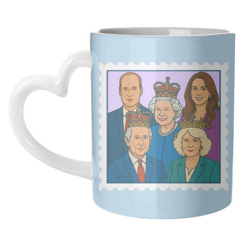 The Royal Stamp - unique mug by Ms Doodle