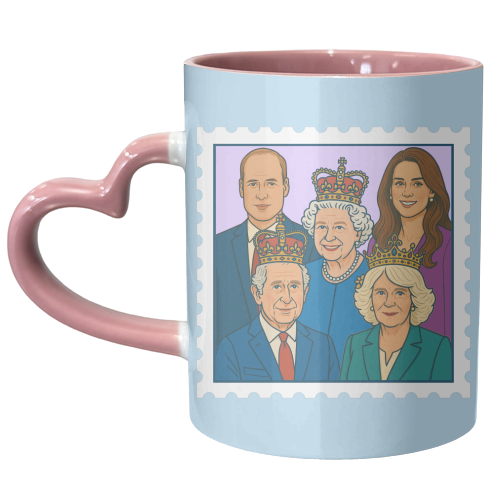 The Royal Stamp - unique mug by Ms Doodle