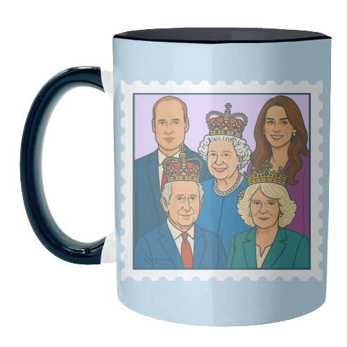 The Royal Stamp - unique mug by Ms Doodle