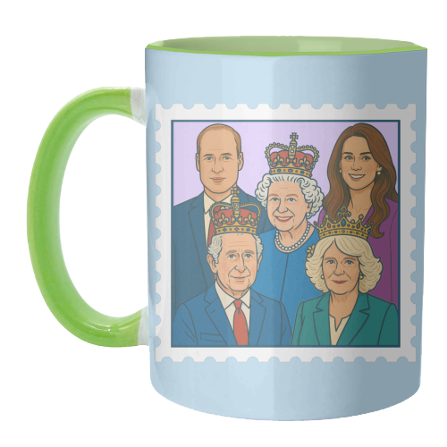The Royal Stamp - unique mug by Ms Doodle