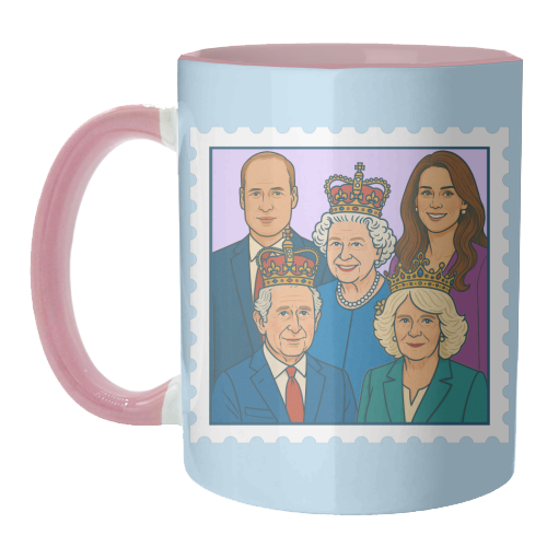 The Royal Stamp - unique mug by Ms Doodle