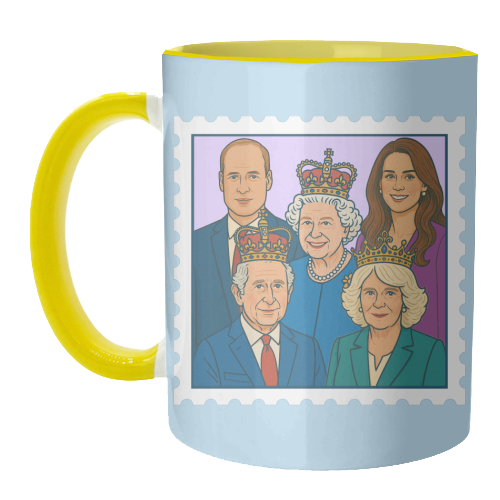 The Royal Stamp - unique mug by Ms Doodle