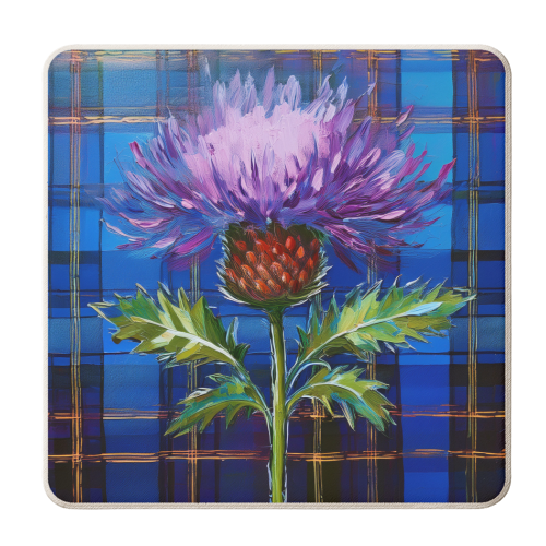 The Scottish Thistle - personalised beer coaster by AP