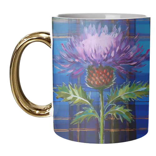 The Scottish Thistle - unique mug by AP