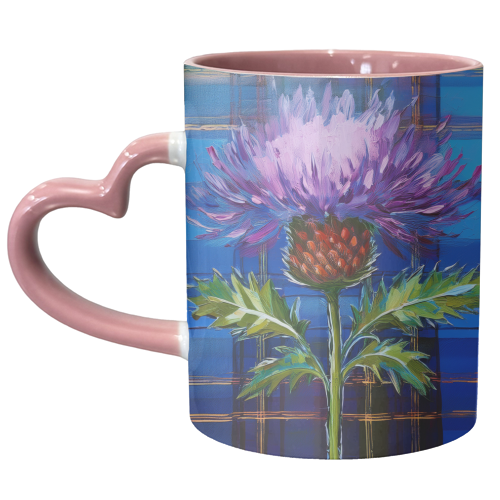 The Scottish Thistle - unique mug by AP