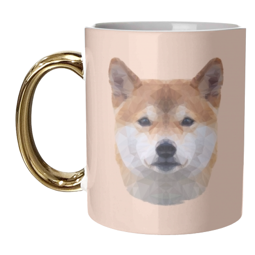 The Shiba - unique mug by petegrev