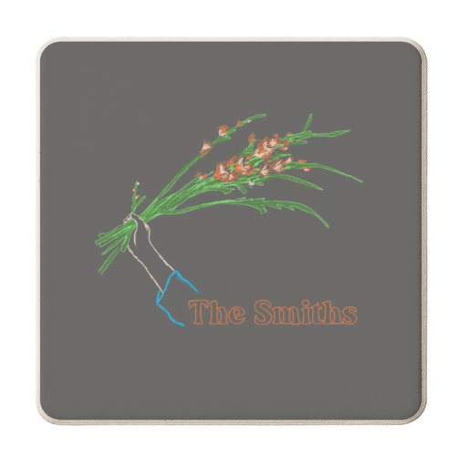 The Smiths - Iconic Manchester Musicians - personalised beer coaster by charlotte blunden