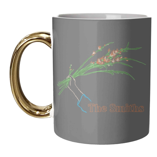 The Smiths - Iconic Manchester Musicians - unique mug by charlotte blunden
