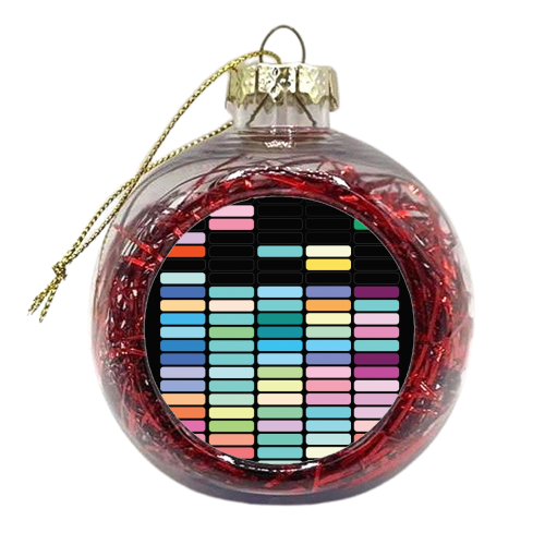The sound of you - xmas bauble by Brita Ingebrigtsen