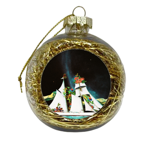 The Spaceflower - xmas bauble by taudalpoi