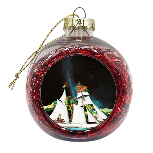 The Spaceflower - xmas bauble by taudalpoi