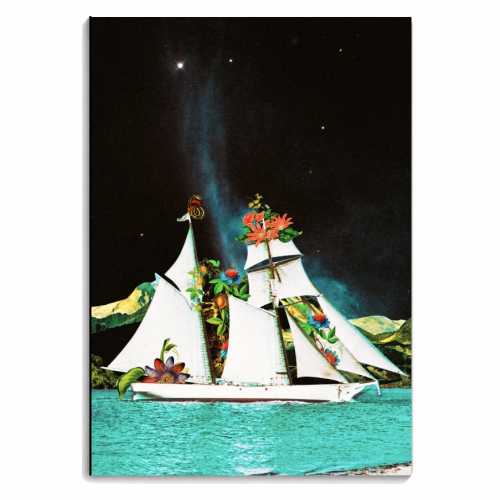 The Spaceflower - personalised A4, A5, A6 notebook by taudalpoi