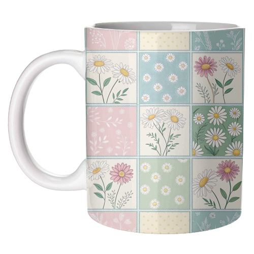 The Spring Flowers - unique mug by haris kavalla