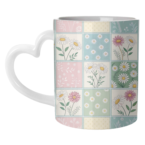 The Spring Flowers - unique mug by haris kavalla