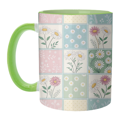 The Spring Flowers - unique mug by haris kavalla