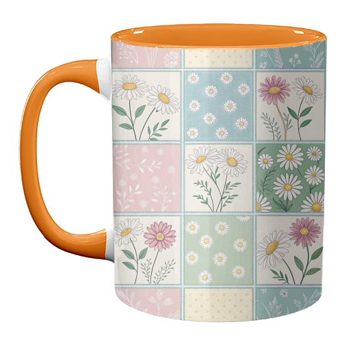 The Spring Flowers - unique mug by haris kavalla
