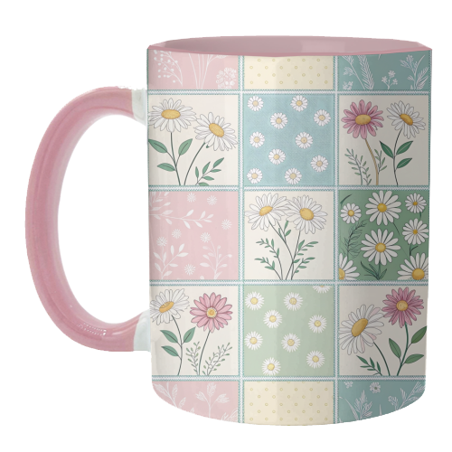 The Spring Flowers - unique mug by haris kavalla