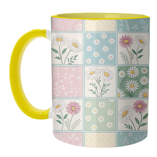 The Spring Flowers - unique mug by haris kavalla