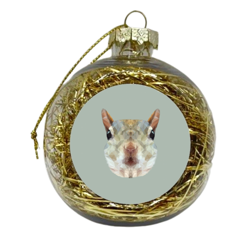 The Squirrel - xmas bauble by petegrev