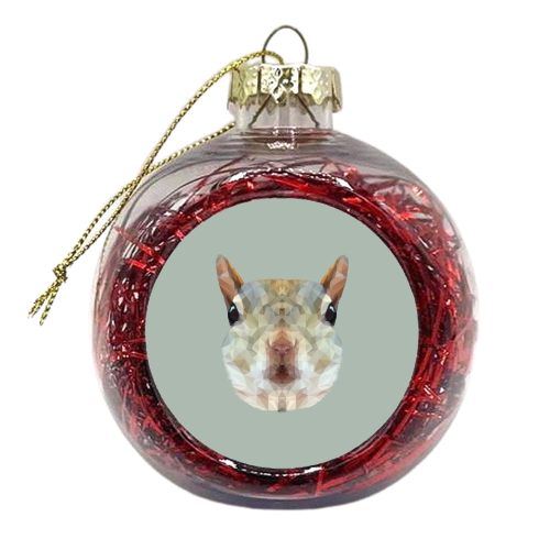 The Squirrel - xmas bauble by petegrev