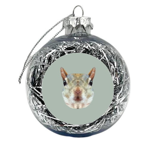 The Squirrel - xmas bauble by petegrev