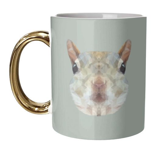 The Squirrel - unique mug by petegrev