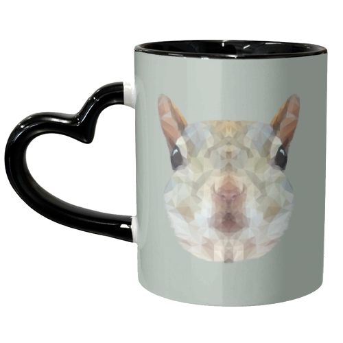 The Squirrel - unique mug by petegrev