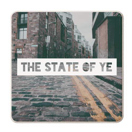 The State of Ye - personalised beer coaster by Lilly Rose