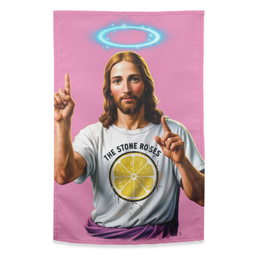 The Stone Roses - funny tea towel by Faith Mercer