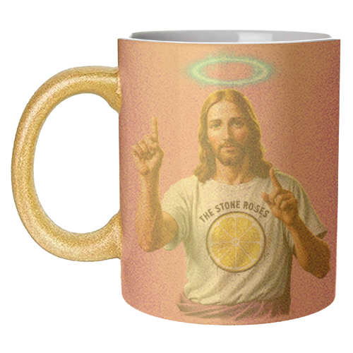 The Stone Roses - unique mug by Faith Mercer