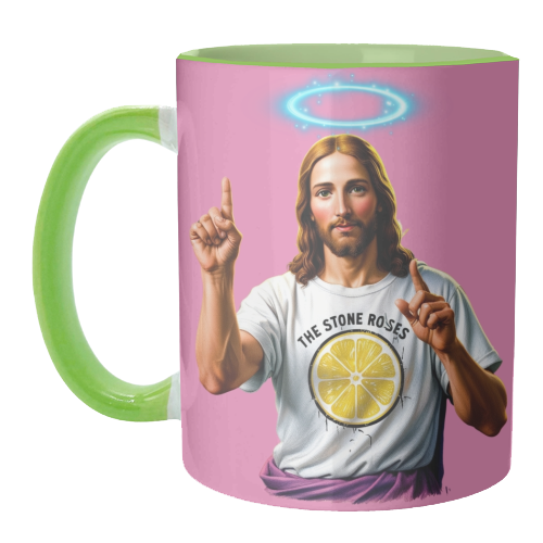 The Stone Roses - unique mug by Faith Mercer