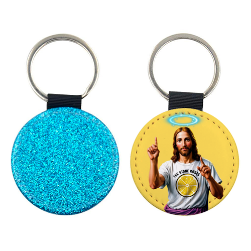 The Stone Roses. Yellow - keyring by Faith Mercer