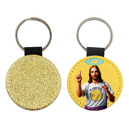 The Stone Roses. Yellow - keyring by Faith Mercer