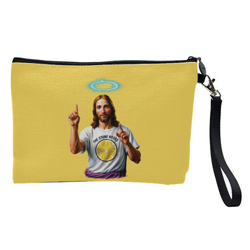 The Stone Roses. Yellow - pretty makeup bag by Faith Mercer