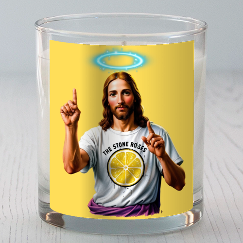 The Stone Roses. Yellow - scented candle by Faith Mercer