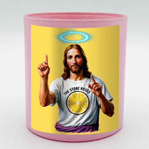 The Stone Roses. Yellow - scented candle by Faith Mercer