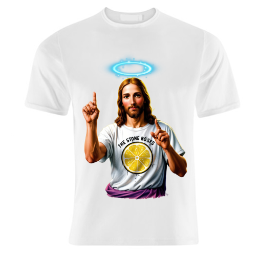 The Stone Roses. Yellow - unique t shirt by Faith Mercer