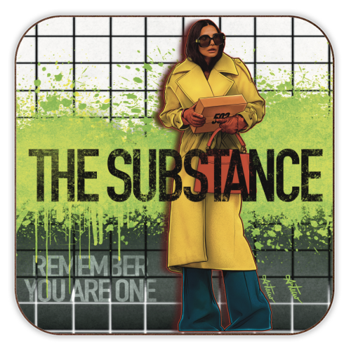 The Substance - personalised beer coaster by ARTECCO