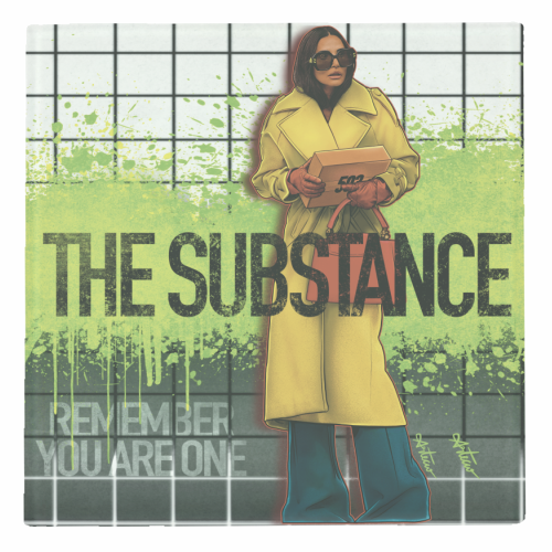 The Substance - personalised beer coaster by ARTECCO