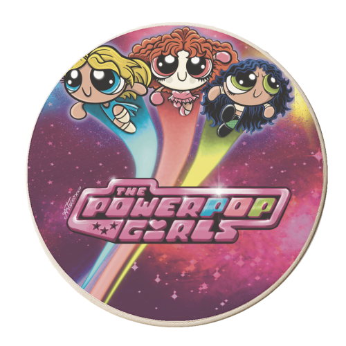 The superpop girls - personalised beer coaster by ARTECCO