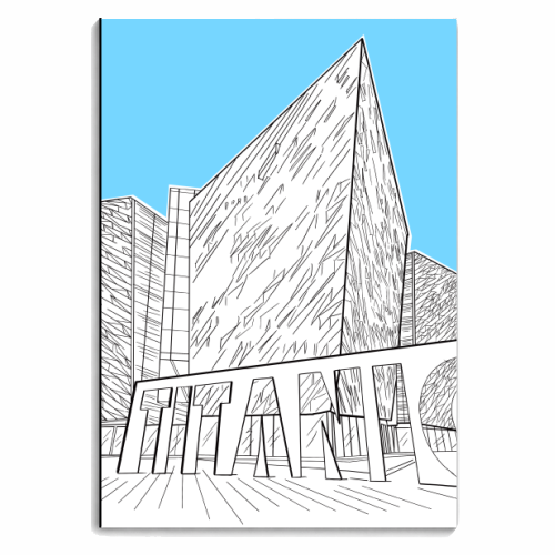 The Titanic Museum, Belfast - personalised A4, A5, A6 notebook by Adam Regester