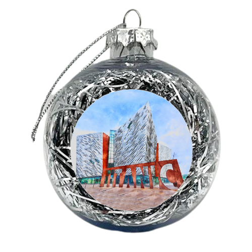 The Titanic Museum Watercolour - xmas bauble by AP