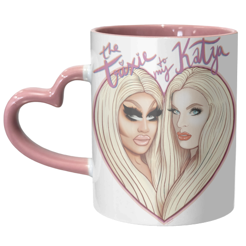 The Trixie to my Katya - unique mug by ARTECCO