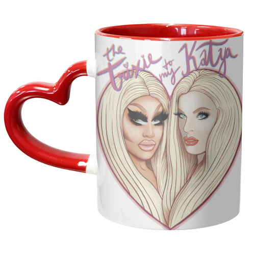 The Trixie to my Katya - unique mug by ARTECCO