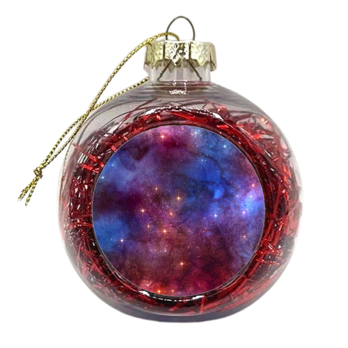 the universe - xmas bauble by Anastasios Konstantinidis