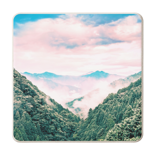 The View II - personalised beer coaster by Uma Prabhakar Gokhale