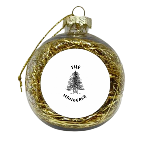 The Wanderer  - xmas bauble by Alfie Passingham