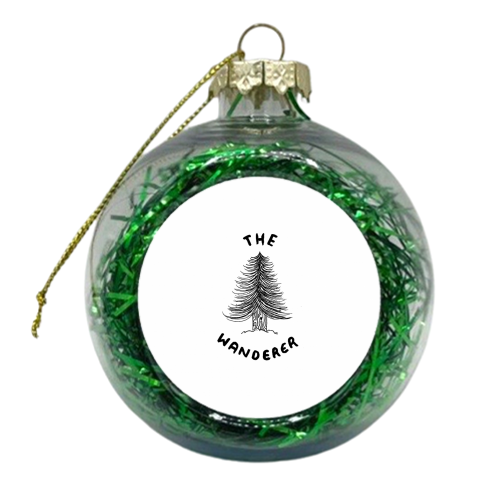 The Wanderer  - xmas bauble by Alfie Passingham